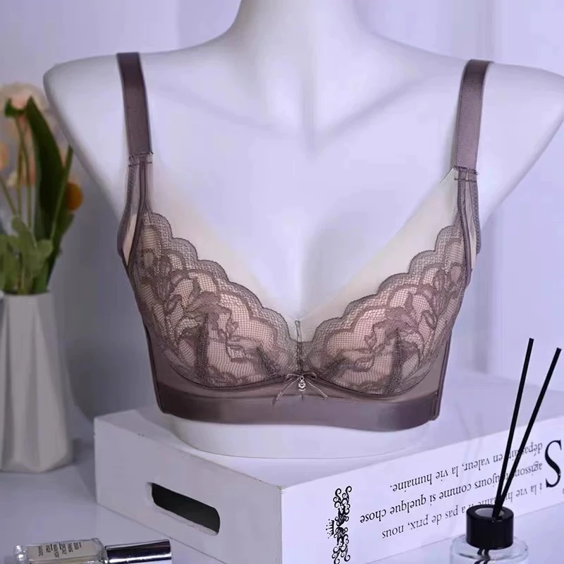 纤思哲761非海绵B杯上薄下厚上托聚拢防下垂健康棉调整内衣文胸