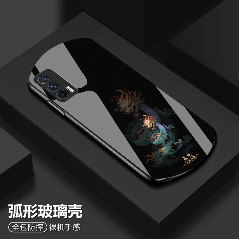 iQOO Neo5国风十二生肖手机壳弧形玻璃高颜值防摔保护套