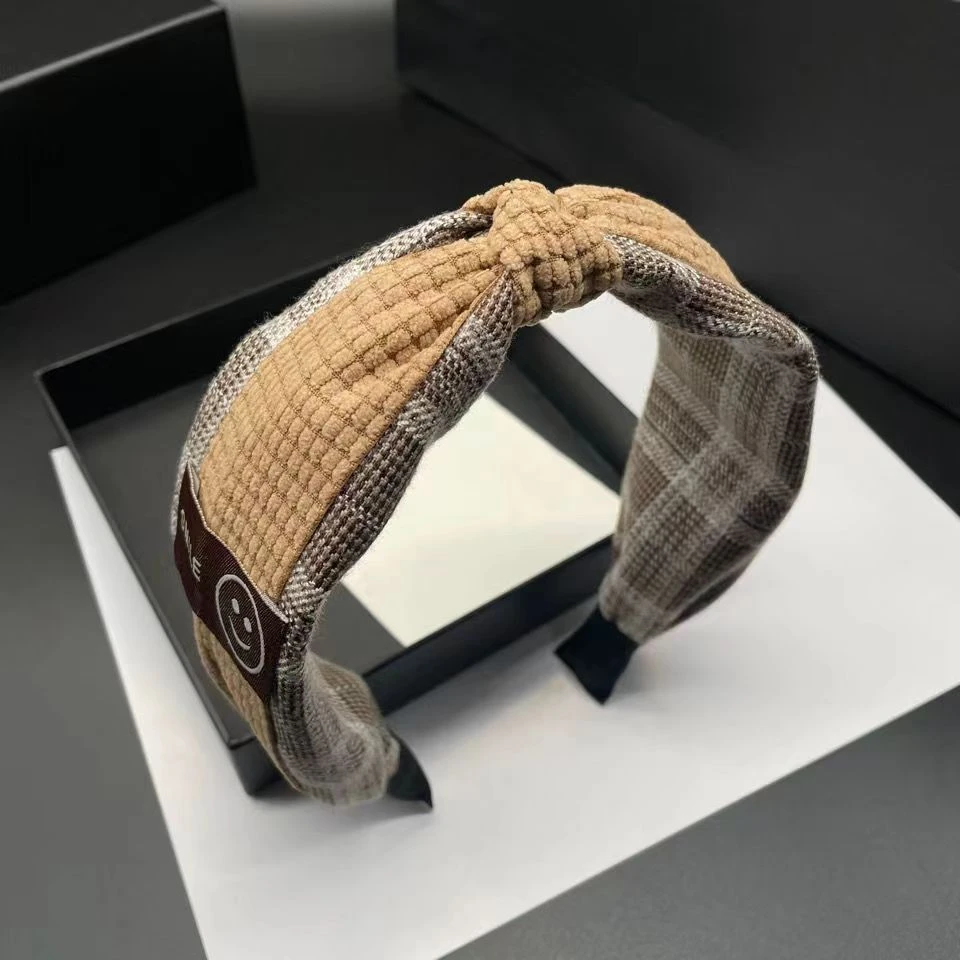 新款网红发箍女高级感笑脸头箍气质宽边百搭甜美