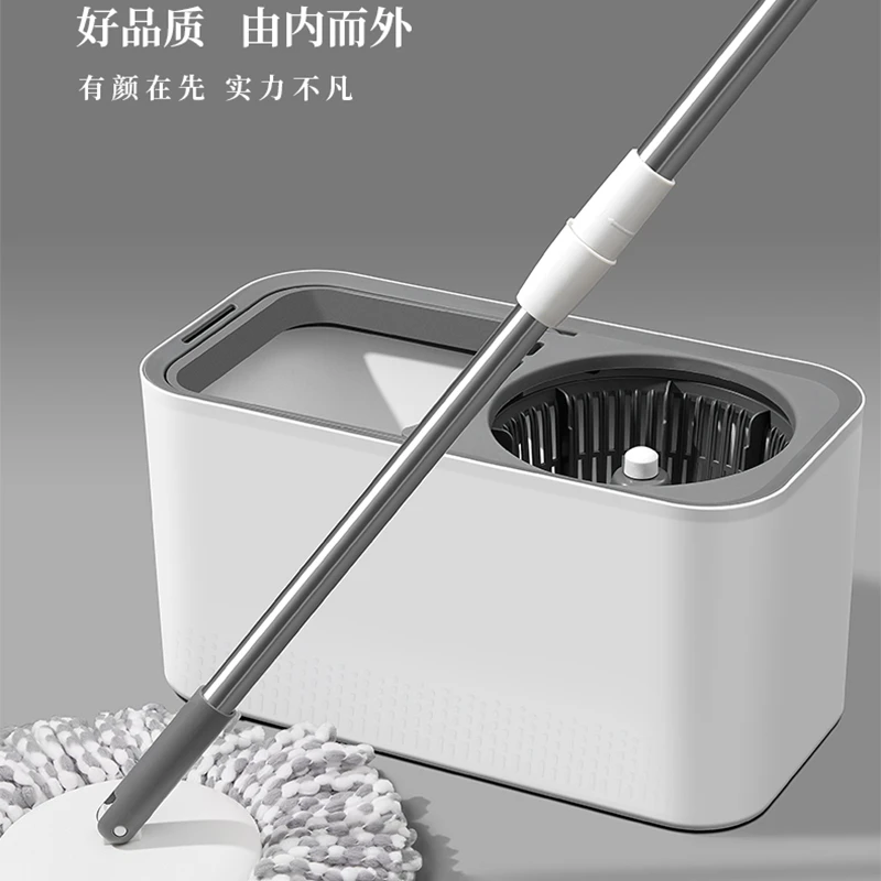 东方亮洁清洗按压拖头家用拖把免手洗旋转拖地干湿两用甩干吸水