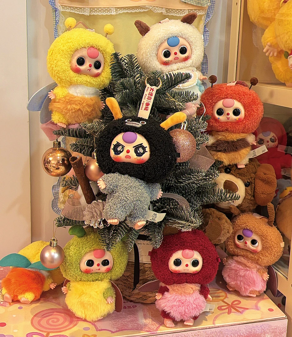 【许愿代拆】娃三岁小精灵毛绒系列潮流玩具盲盒摆件