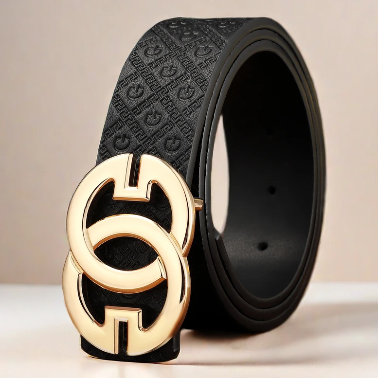 女款爆款2025新款腰带真皮女士黑色百搭经典平滑扣真牛皮皮带时尚