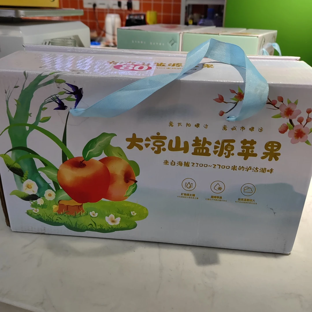 大凉山盐源苹果4斤半