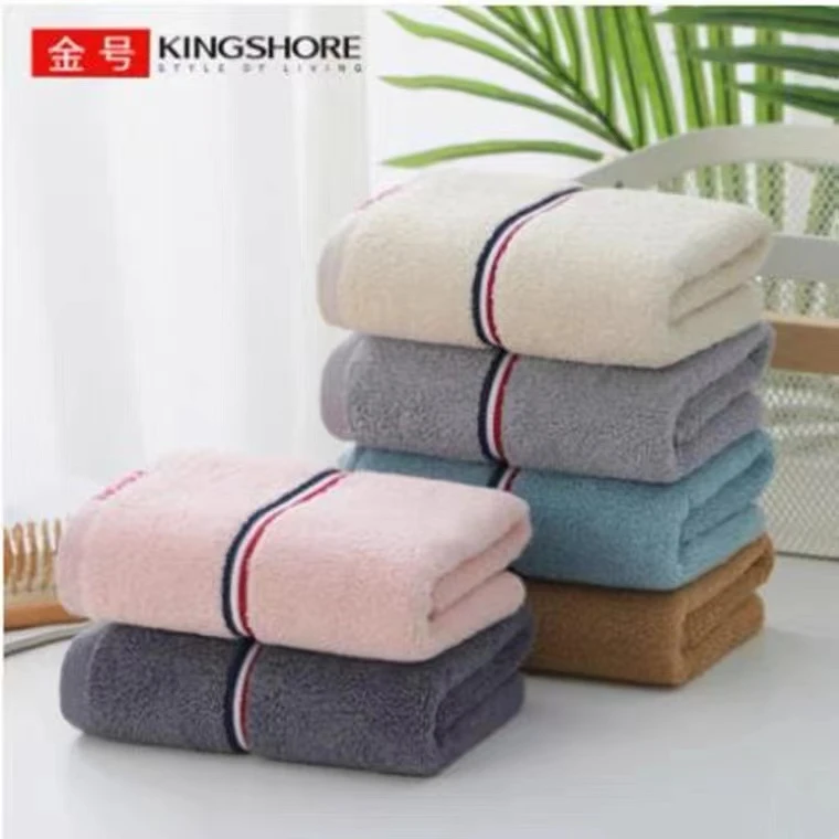 10条纯棉洗脸毛巾A类家用成人学生素色加厚洗澡柔软吸水透气方形