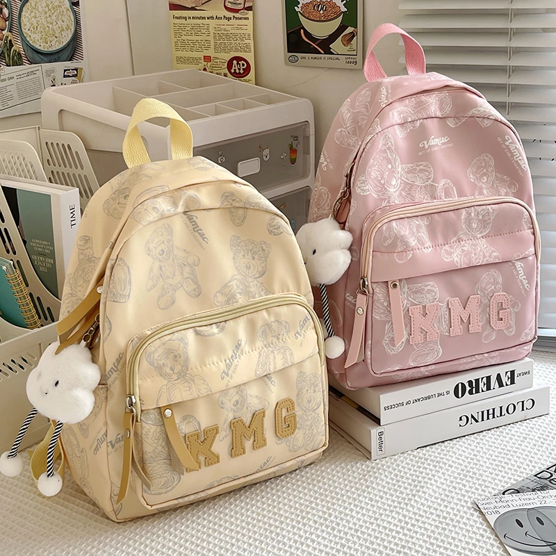 儿童春游研学小背包女孩外出游玩双肩包女童补课小书包轻便小包包