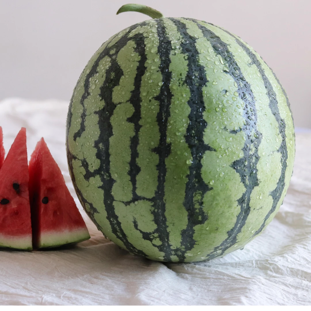上海南汇精品8424黑籽西瓜，净含量11/13/15/17斤，精品8424农产品