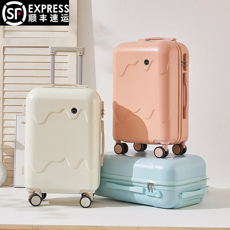 行李箱女拉杆箱旅行箱男20寸小型登机万向轮学生密码轻便皮箱子24