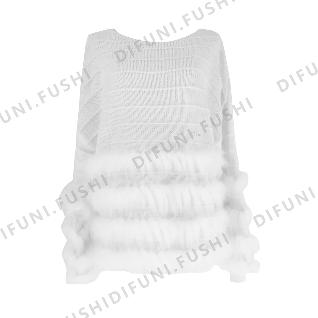 设计师高级高定气质显瘦白毛衣         X1186