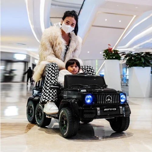 儿童电动车宝宝遥控玩具车六四轮大g电动越野汽车可坐大人小孩男
