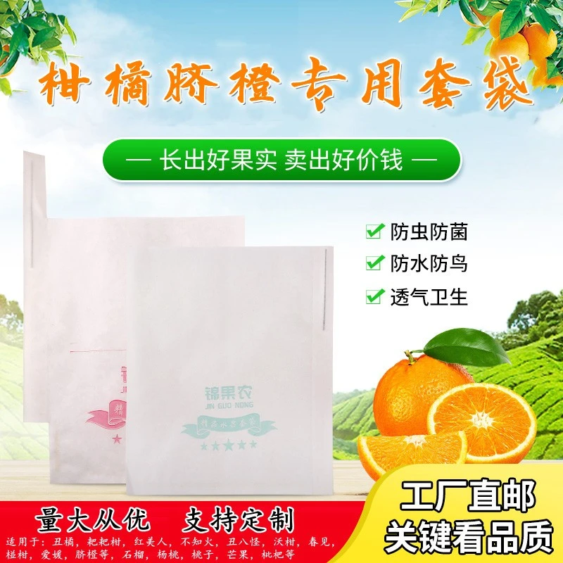 各种柑橘芒果袋子套袋防虫防水防晒专用袋水果保护袋厂家直销