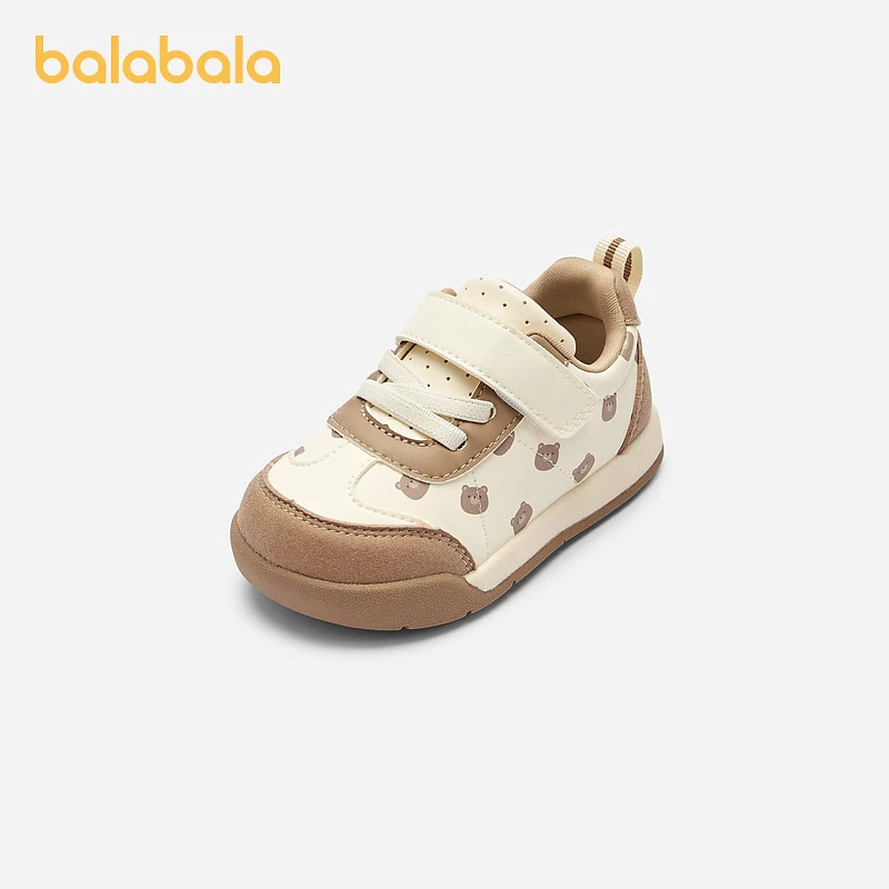 巴拉巴拉宝宝学步鞋儿童板鞋秋季可爱婴儿鞋男宝透气鞋子