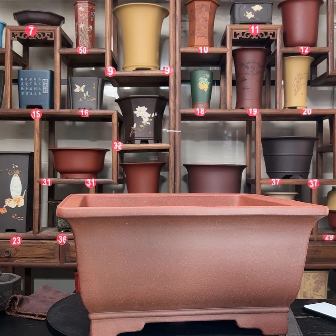 【闪购商品】紫砂花盆半**梦