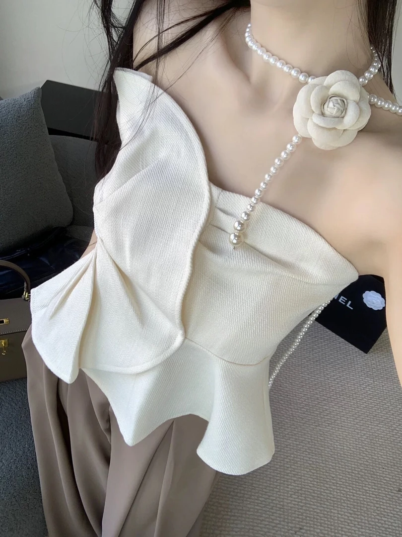 【小耳朵】纯欲背心女带垫夏季内搭外穿【直播间扣号下单请备注编码】