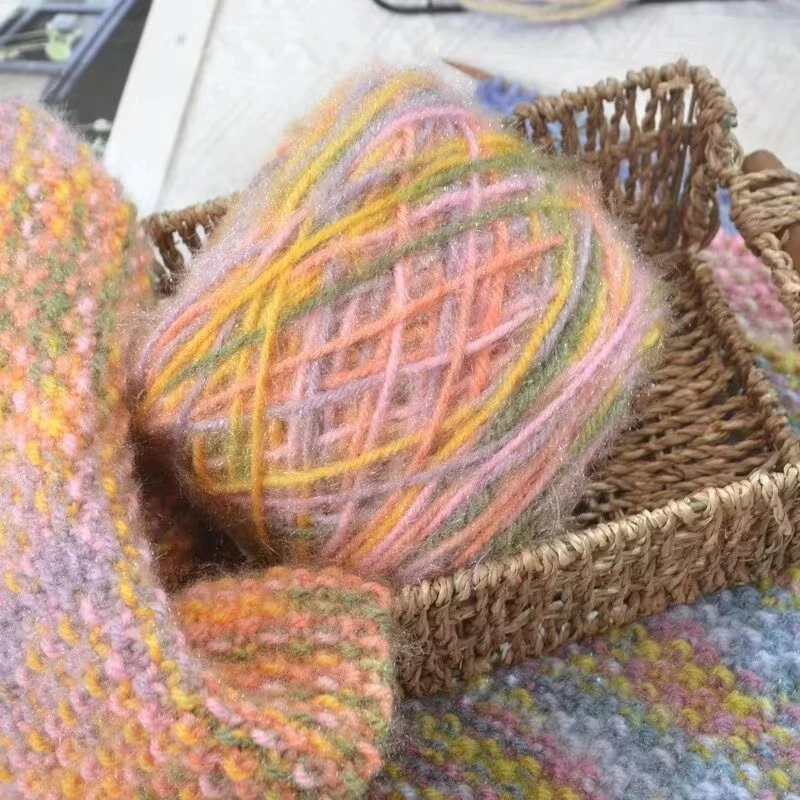 星空超柔花式羊毛混纺线编织毛衣围巾帽子线柔软手工【毛线