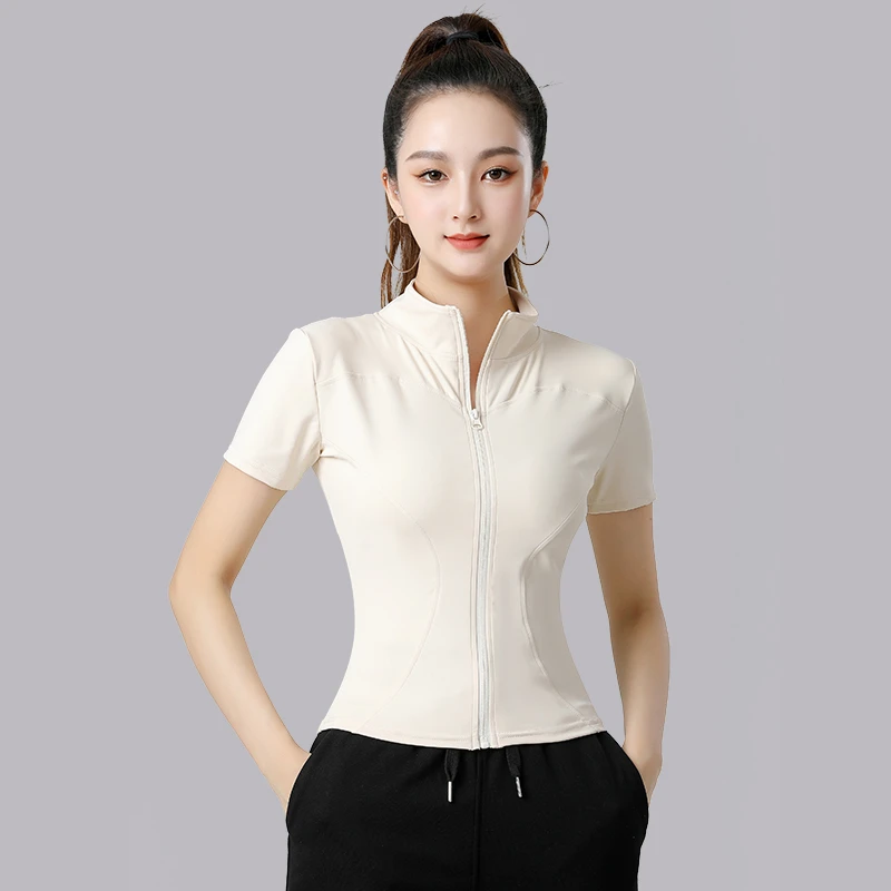 XVRV2024夏季新款短袖T恤显瘦速干透气跑步运动上衣训练健身外套