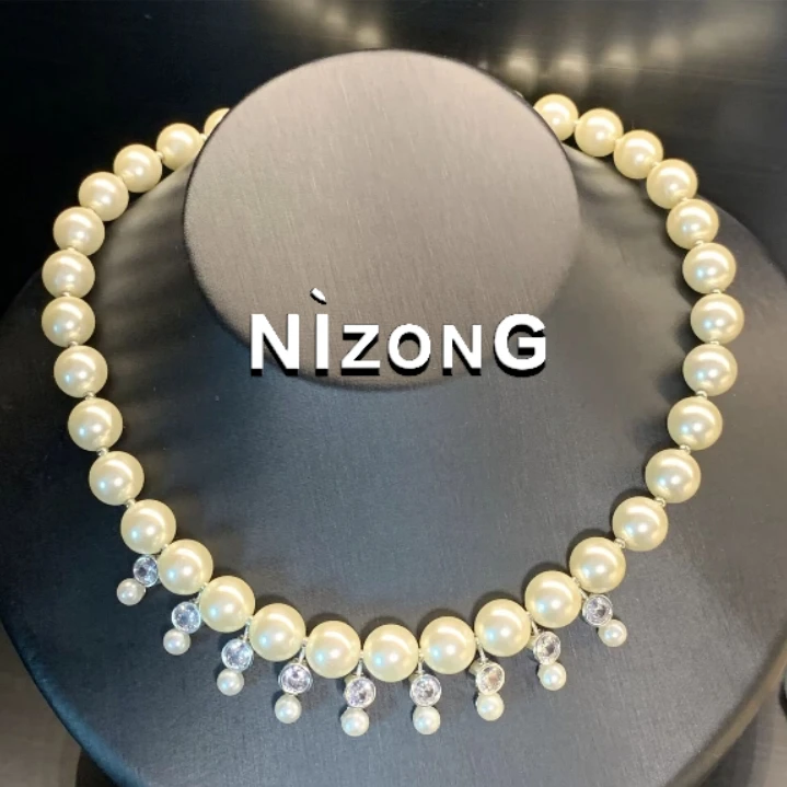 铜合金仿珍珠项链 B.施华千金高定海珠项链08MY1033