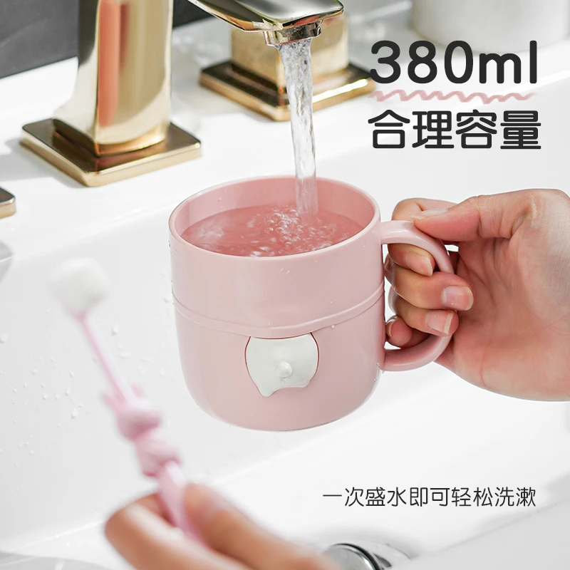 日本儿童刷牙杯洗漱牙缸牙刷杯子宝宝家用可爱卡通男女孩防摔漱口