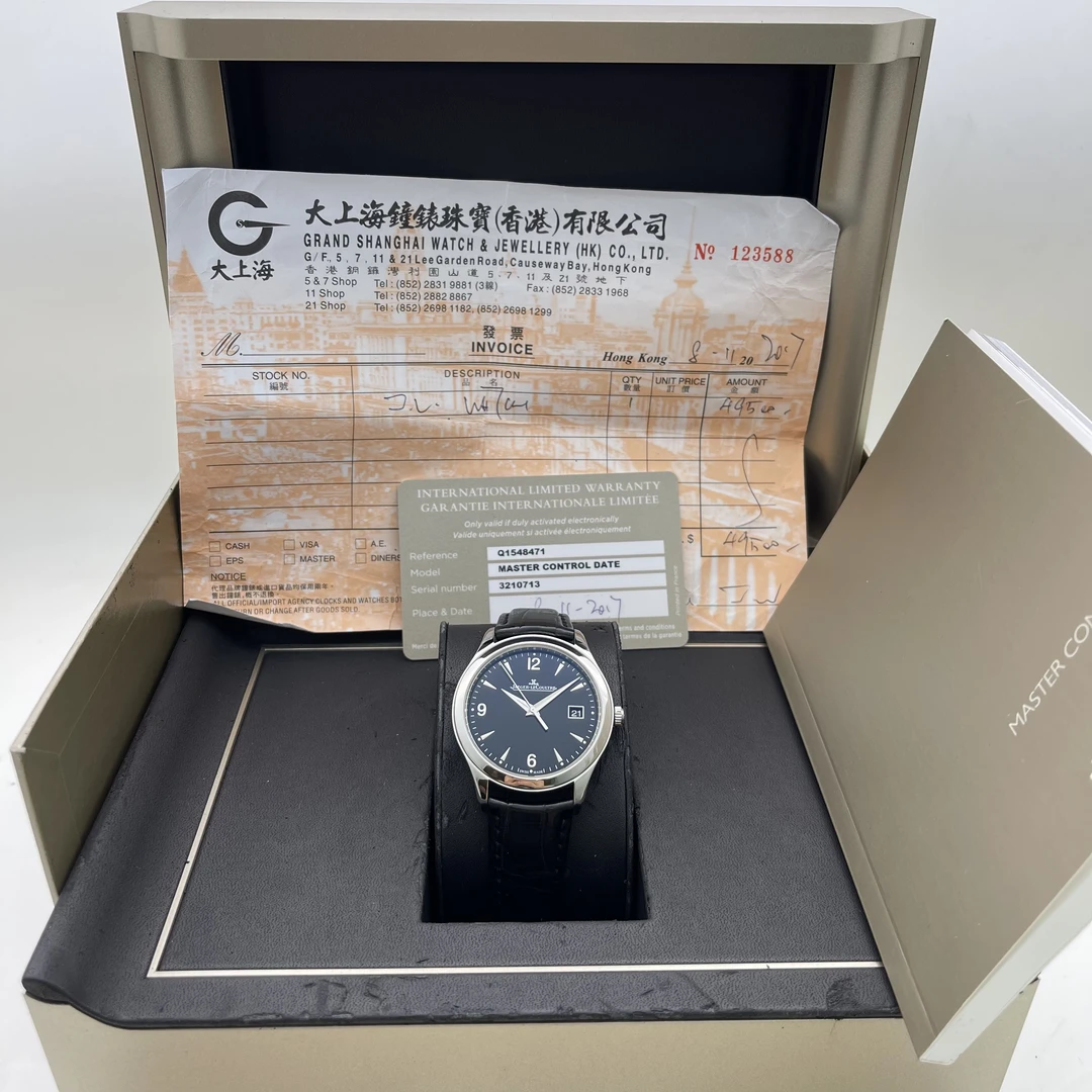 95新 Jaeger-LeCoultre/积家 大师/A82786/自动/39mm/17大全