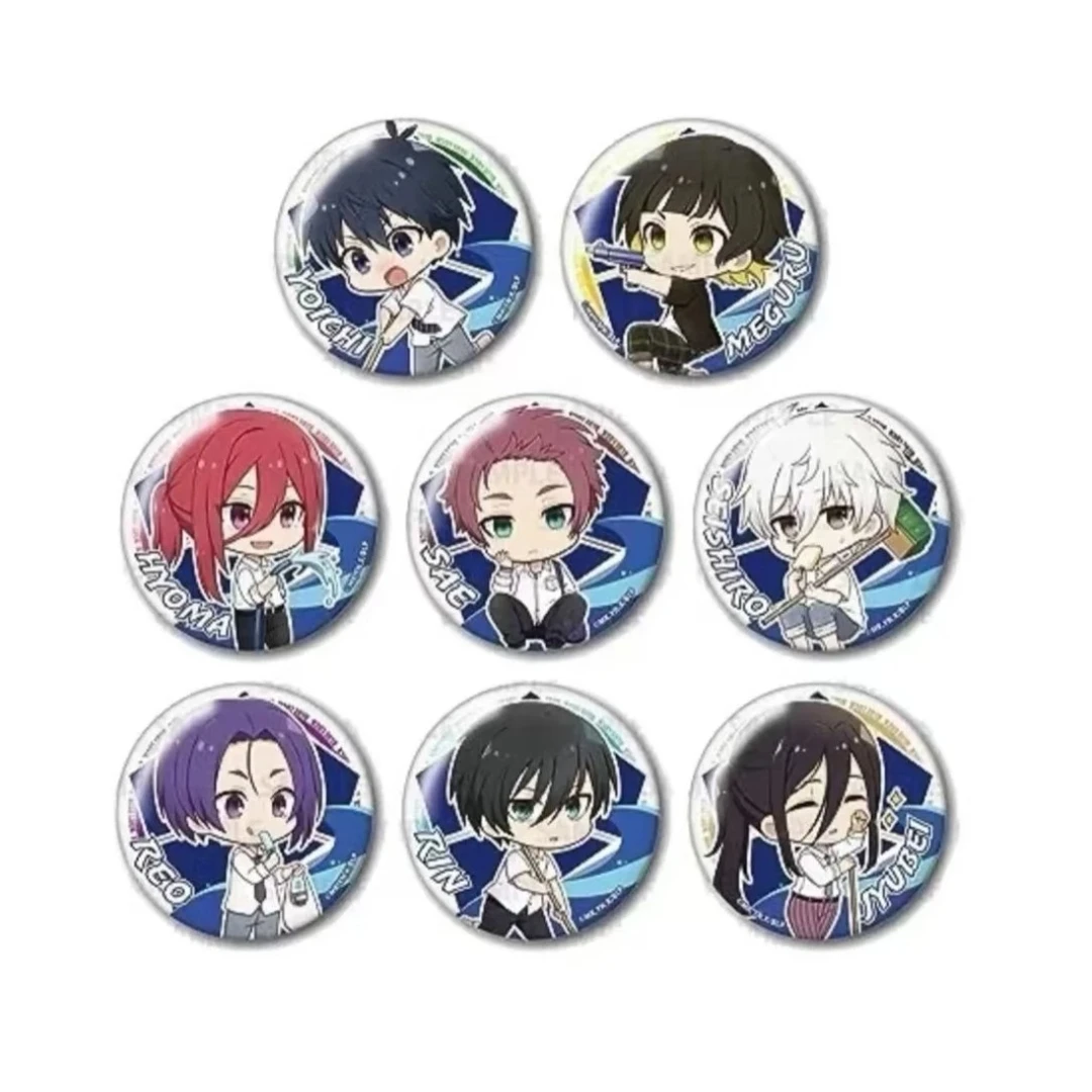 【日谷】蓝色监狱 蓝锁 打扫泳池Q版吧唧