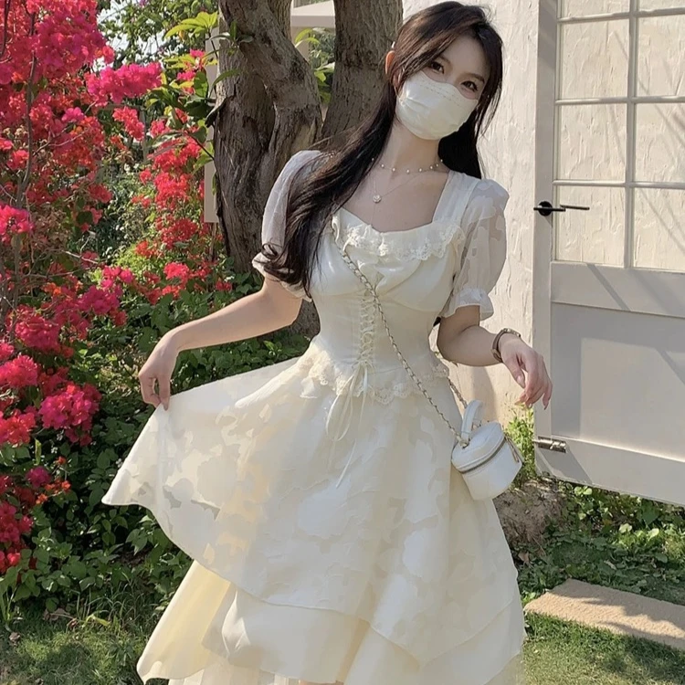 A671-680甜美辣妹春夏款连衣裙小个子时尚女装（直播间下单）