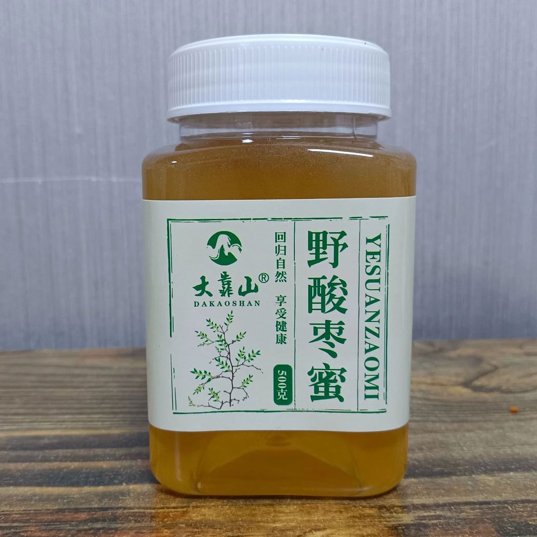 （到手5斤）2024年新采野酸枣蜂蜜自然成熟，500克/瓶