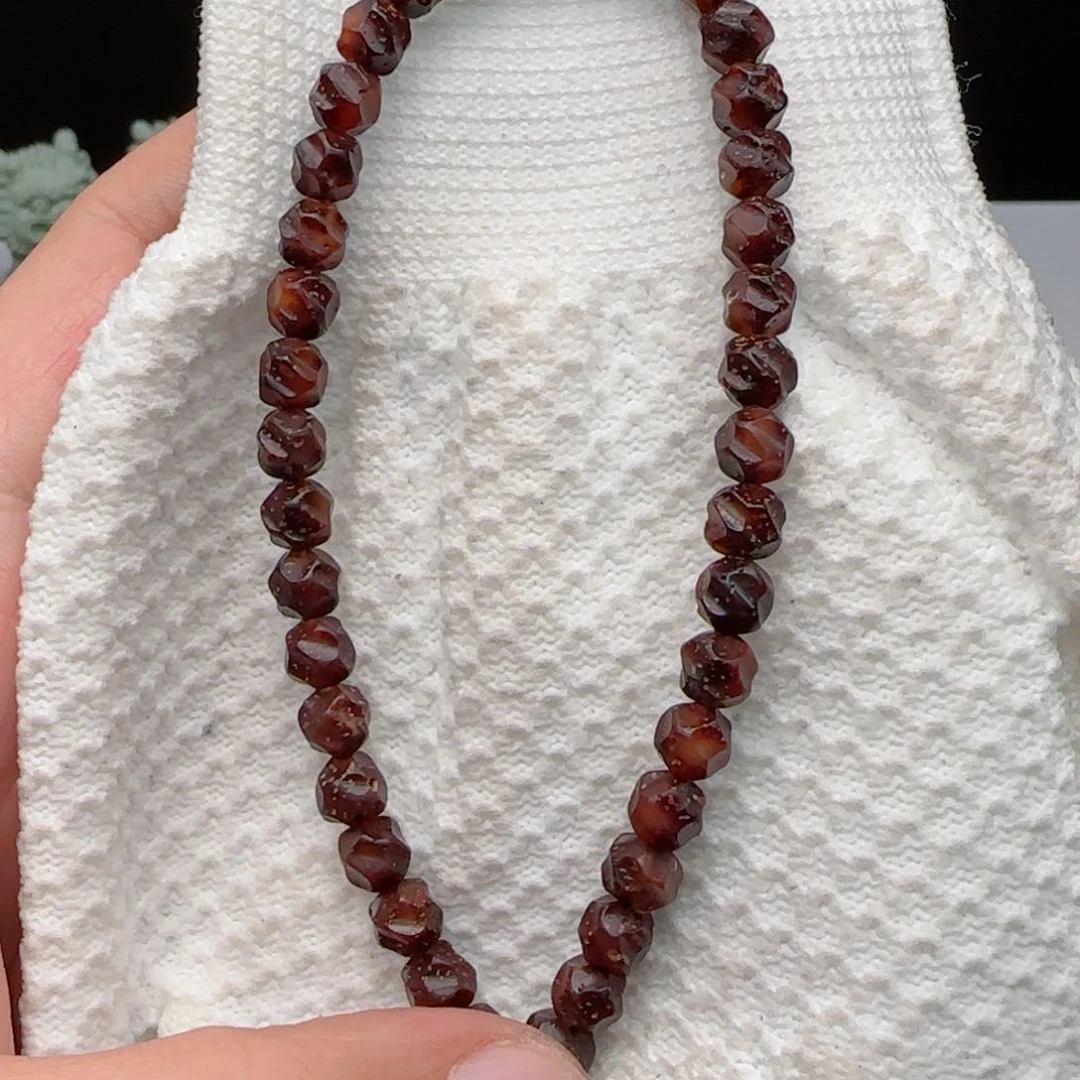 星月菩提手串黑金无相7*6