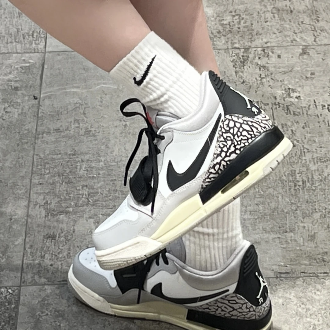 Nike/耐克Jordan Legacy 312 Low (GS) 爆裂纹篮球鞋 CD9054-101
