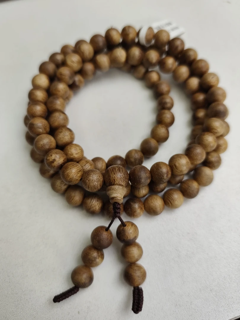 奇楠沉香圆珠0.9*108