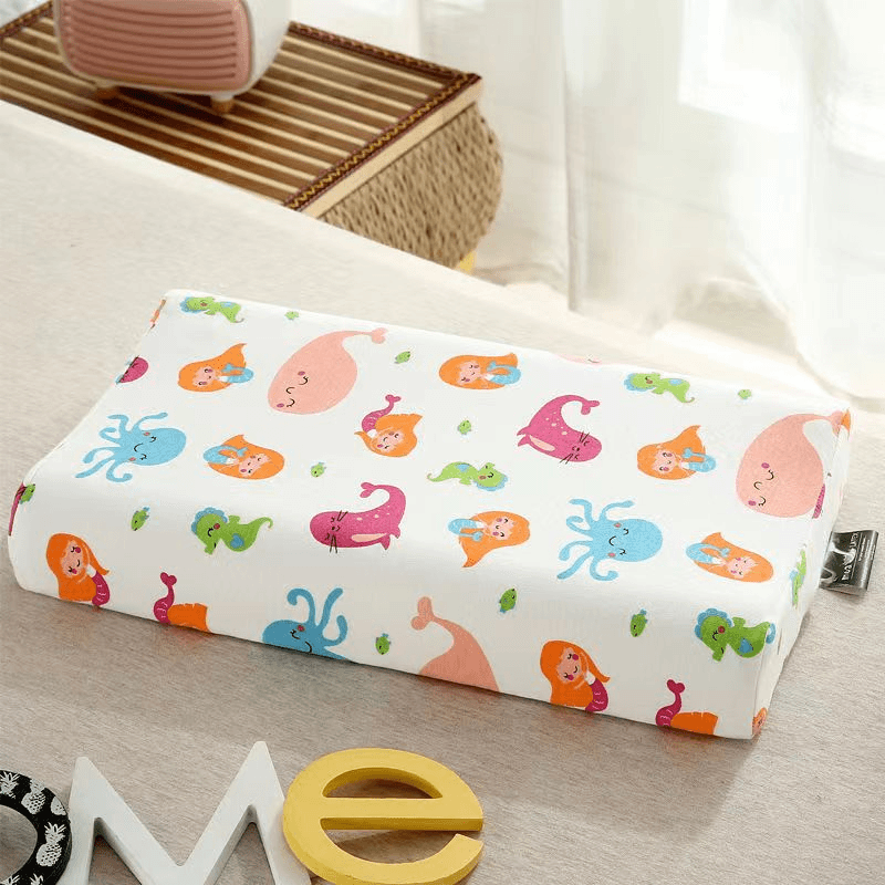 1-12岁儿童乳胶枕婴儿卡通四季通用枕头可拆小孩