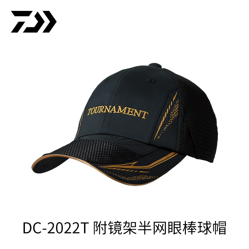 达亿瓦22款DC2022T图鲁门透气可调棒球帽鸭舌帽防泼水遮阳钓鱼帽