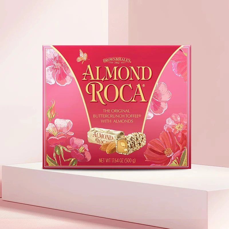 ROCA/乐家 【直播】美国进口扁桃仁巧克力味杏仁糖生日500g 伴手礼