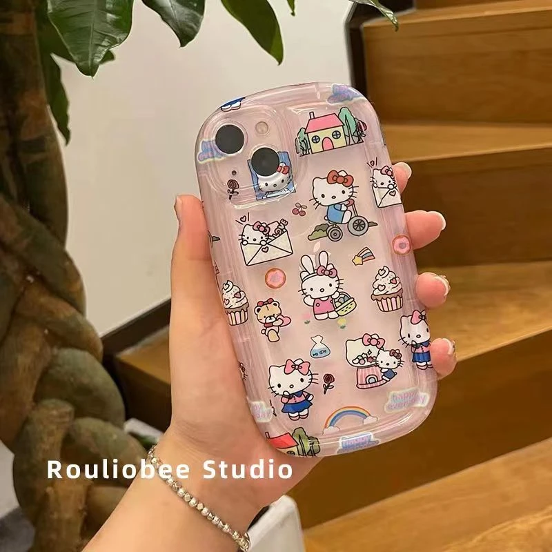 聚会凯蒂适用苹果15/14promax手机壳13全包12华为/oppo/小米/vivo