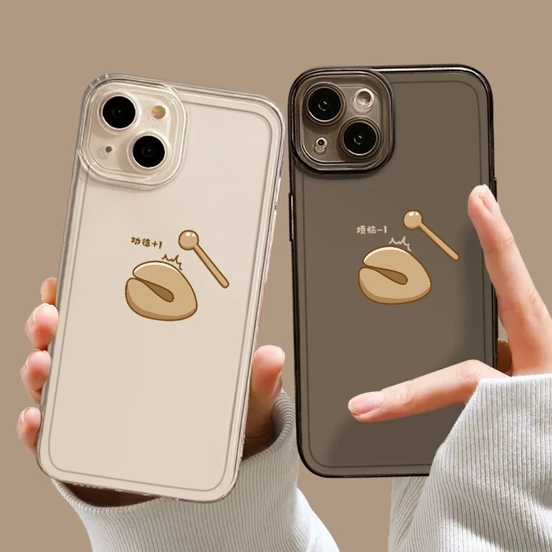 烦恼敲钟适用苹果15/14promax手机壳13全包12华为/oppo/小米/vivo
