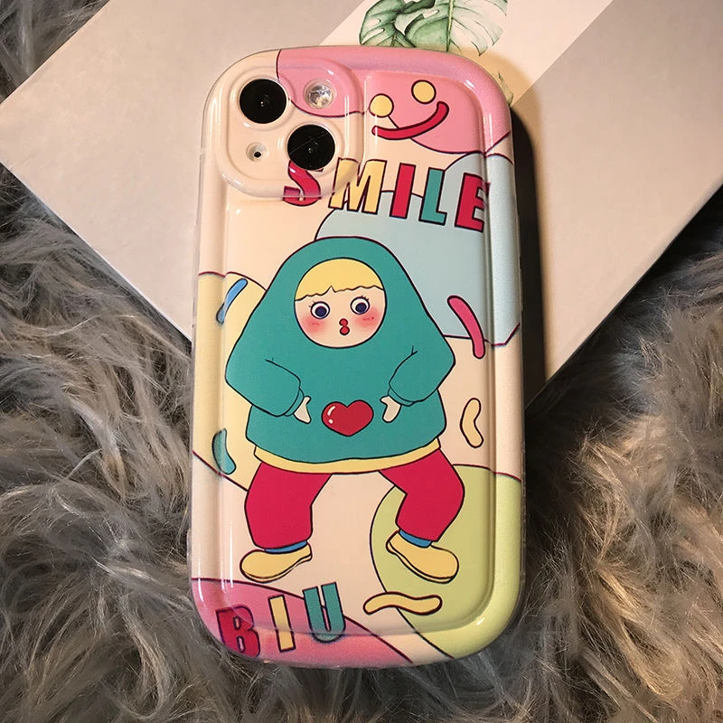 搞笑女孩适用苹果15/14promax手机壳13全包12华为/oppo/小米/vivo