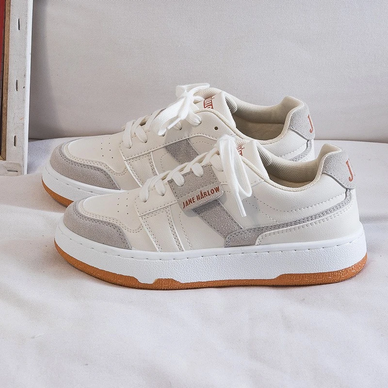 复古德训新款韩版学生休闲百搭潮鞋运动小白鞋软底板鞋潮JH067