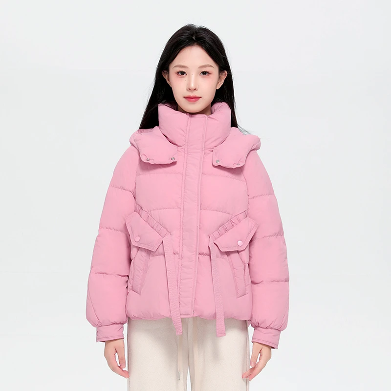 【90绒】2024年冬季短款设计感韩版羽绒服外套