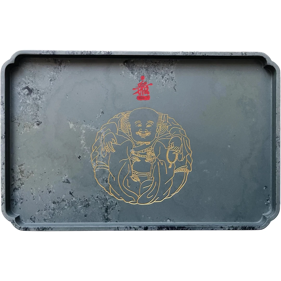 松花石四方倭角手工艺实用多种工艺文人用作产品制作优质文化品牌