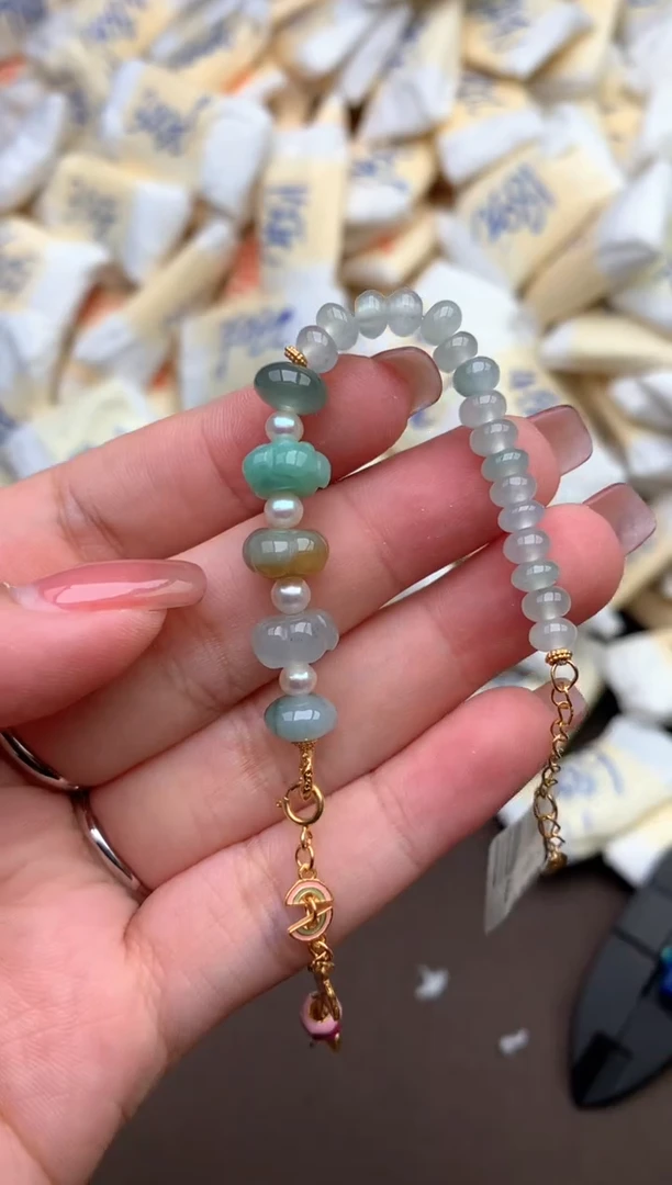 【闪购商品】翡翠手链银S925镶嵌一