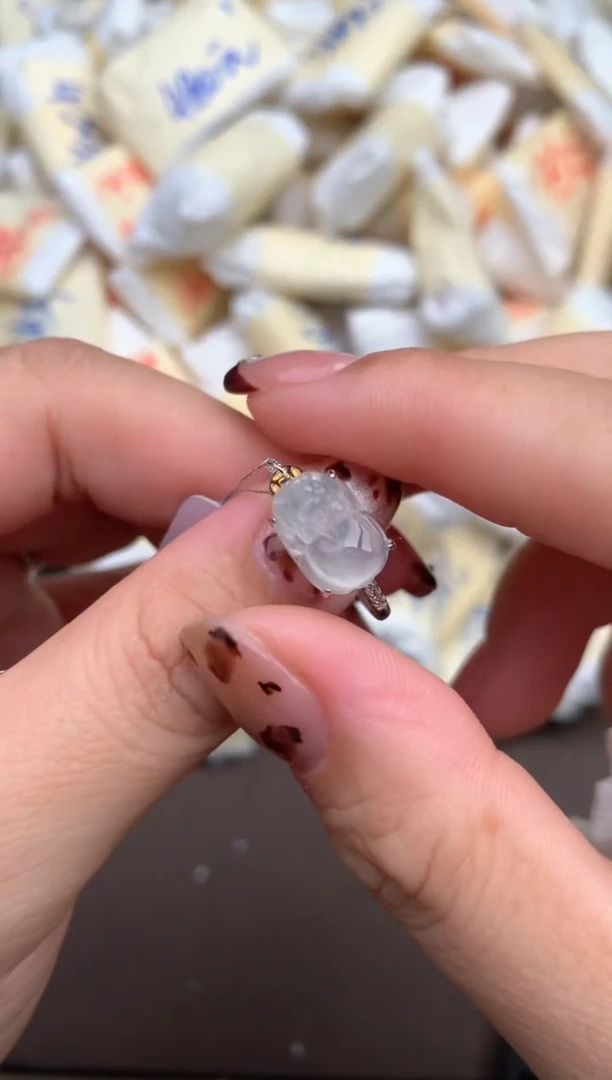 【闪购商品】翡翠戒指银S925镶嵌—