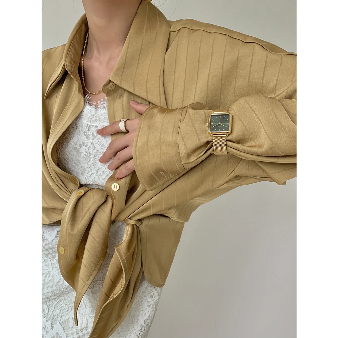 P0717C1572 设计感防晒衫春日衬衫女高级感轻奢夏季上衣外搭衬衣