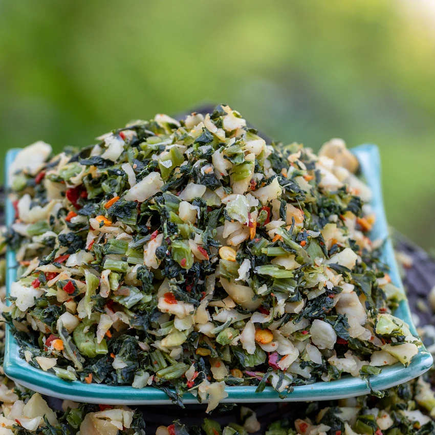 恩施农家自制酸菜土坛大头菜颗颗香脆酸脆开胃下饭孕妇咸菜250克