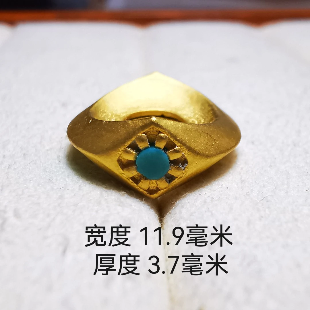 阿波罗 足金卡环 尺寸10 11 12 毫米 约重1.2-2.18克
