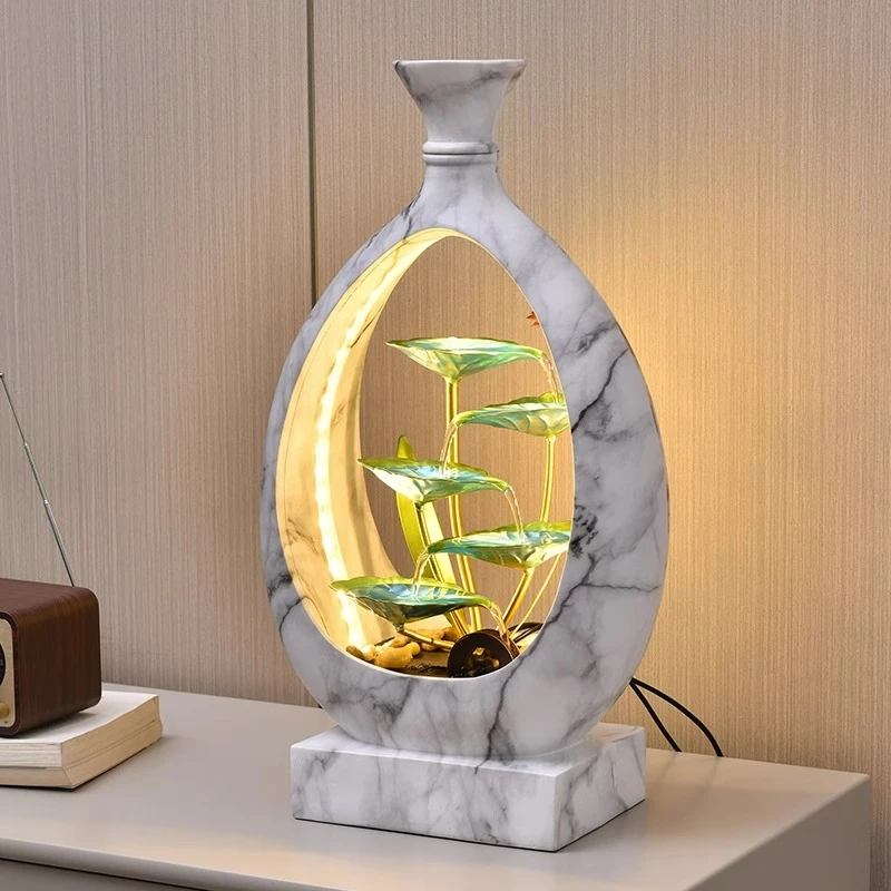 【石上流水】流水摆件轻奢客厅多种摆放茶室美观送礼