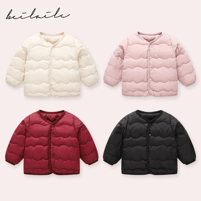 【三防轻薄羽绒 小乐妈咪】婴儿童外套宝宝羽绒服羽绒保暖秋冬H23