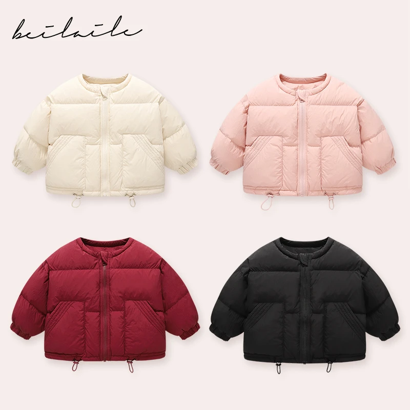 【高充绒量】【杜邦三防羽绒外套】婴儿童外套男女宝宝加厚羽绒服G26