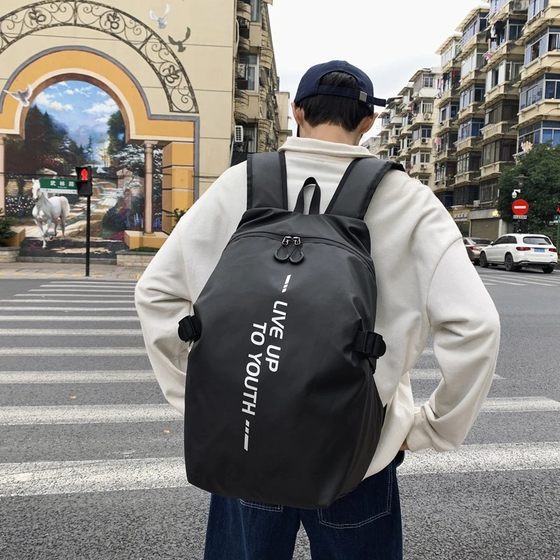 背包女休闲运动骑行双肩背大容量全盔骑行户外旅行百搭双肩包男