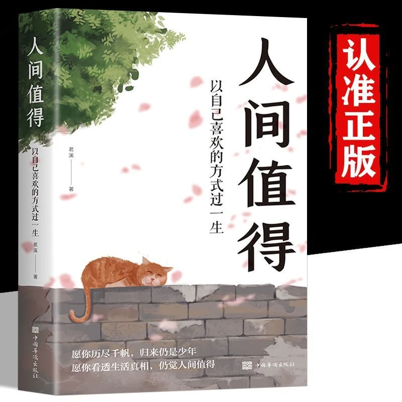 【新疆包邮】人间值得以自己喜欢的方式过一生当代生活哲学励志哲
