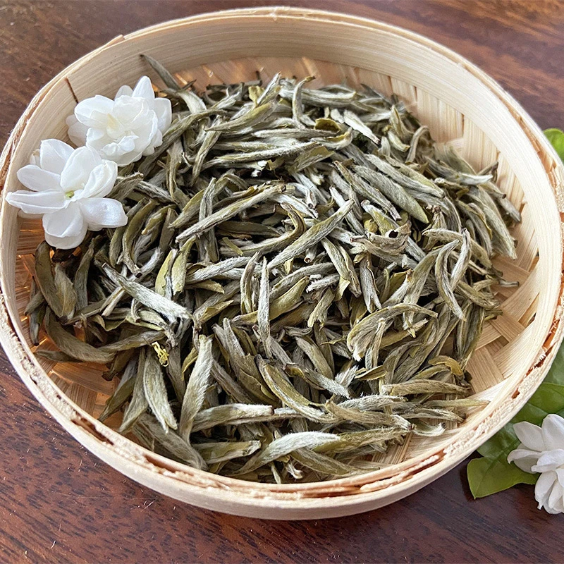 茉莉花茶金针王广西横县十窨茉莉花茶银针浓香型2025茉莉花茶罐装