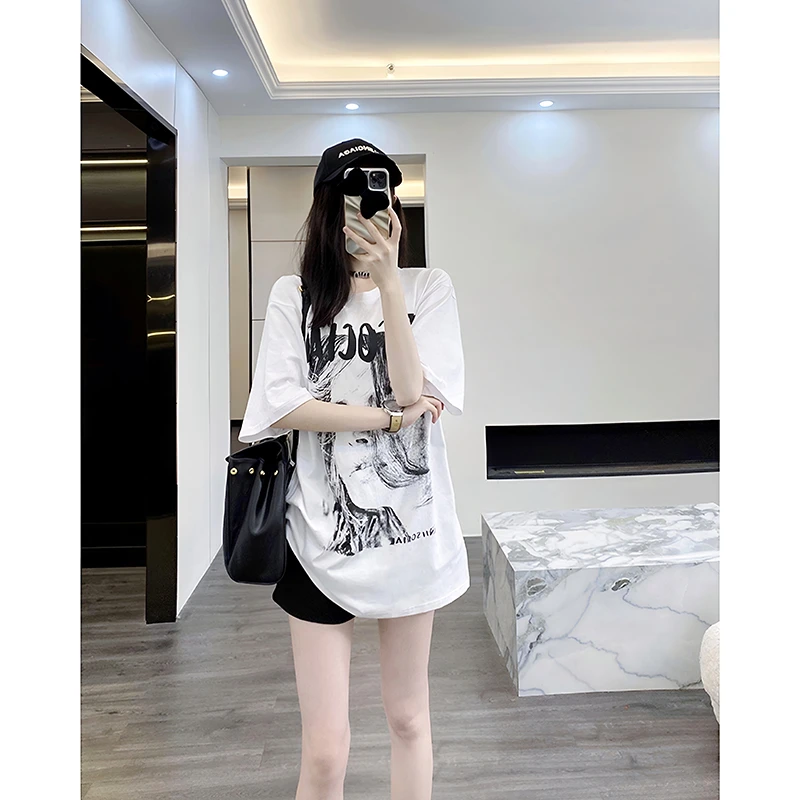 白色短袖t恤女夏季2025新款爆款高级小众不撞衫漂亮巨好看上衣女