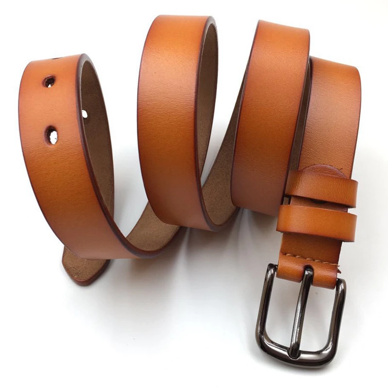 复古真皮腰带女士男士都有手工牛皮时尚休闲裤带